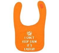 Flox Creative Orange Bib I Can't Keep Calm It's Easter