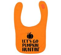 Flox Creative Orange Bib Let's Go Pumpkin Huntin'