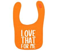 Flox Creative Orange Bib Love That for Me