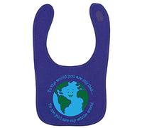 Flox Creative Purple Bib Dad You are My Whole World T-Shirt