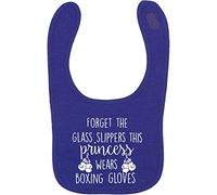 Flox Creative Purple Bib Forget Glass Slippers Princess Wears Boxing Gloves
