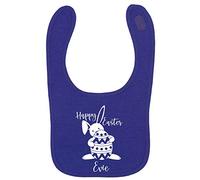 Flox Creative Purple Bib Happy Easter Personalised