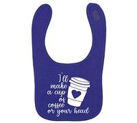 Flox Creative Purple Bib Make a Cup of Coffee for Your Head