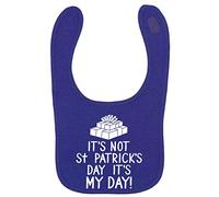 Flox Creative Purple Bib Not St Patricks Day its My Day