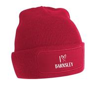 Flox Creative Red Beanie I Love Barnsley