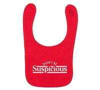 Flox Creative Red Bib Don't be Suspicious