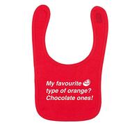 Flox Creative Red Bib Favourite Oranges Chocolate Ones