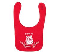 Flox Creative Red Bib I Love My Ragdoll Cat