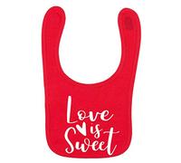 Flox Creative Red Bib Love is Sweet