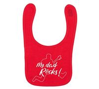 Flox Creative Red Bib My Dad Rocks T-Shirt