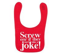 Flox Creative Red Bib Screw 'Em if They Can't Take a Joke