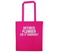 Flox Creative Retired plumber fix it yourself tote bag