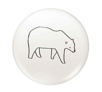Flox Creative Small 25mm Pin Badge Polar Bear