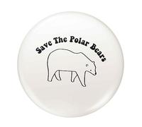 Flox Creative Small 25mm Pin Badge Save The Polar Bears