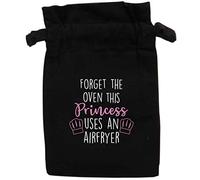 Flox Creative White Organic Large Drawstring Pouch Forget the Oven This Princess Uses an Airfryer
