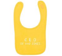Flox Creative Yellow Bib C.E.O of Dad Jokes