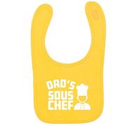 Flox Creative Yellow Bib Dad's Sous Chef T-Shirt