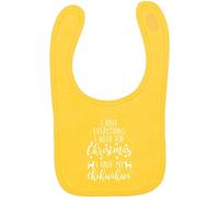 Flox Creative Yellow Bib Everything I Need for Christmas Chihuahua