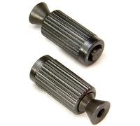 FLOYD ROSE BRIDGE MOUNTING STUDS & INSERTS - BLACK (PKG)