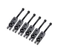 Floyd Rose Bridge Saddles 6pcs Metal Locking Saddle Set for Floyde Rose Tremolo Vibrato Bridge Replacement Parts Black(Black set (6pcs))