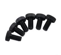 Floyd Rose Compatible Tremolo Bridge Screws Set, 6 Pack Guitar Fine Tuning for Replacement Parts with 5mm Thread Diameter NiuLumea(Black)