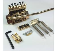 Floyd Rose Style Tremolo Bridge System - Gold Finish for LP Electric Guitars - Complete Kit with Arm & Tools