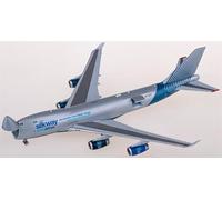 FloZ for JC Wings for Silk Way for West Airlines for Boeing 747-400F 4K-BCH Interactive Series 1:400 Airplane Pre-built Model