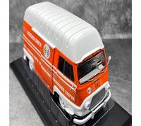 FloZ for NOREV for RENAULT for ESTAFETTE for ASSISTANCE COURSE 1967 orange 1:18 Car Pre-built Model