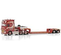 FloZ for WSI for DAF for XF SUPER SPACE CAB 6X2 TAG AXLE EURO PX LOW LOADER - 2 AXLE for John for O'Neill 1:50 Truck Pre-built Model