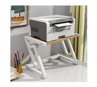 FLOZARI Printer Shelf Creative Printer Shelf Multifunction Double Storage Rack Modern Minimalist Multi-layer Rack Copy Rack for Home & Office Printer Shelves(E,50 * 32 * 38cm)