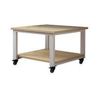 FLOZARI Printer Shelf Easy to Move Printer Stand Super Load-bearing Stand Printer Desk Under Desk Printer Stand with 4 Wheels for Mini 3D Printer Printer Shelves(A,S)