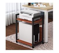 FLOZARI Printer Shelf Home Printer Rack Office Multi-layer Floor Desktop Host Bracket Removable Copy Rack Printer Shelves(E)