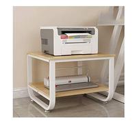 FLOZARI Printer Shelf Home Wood Printer Stand Office Floor Printer Shelf Creative Copy Rack Multifunction Printer Fax Machine Stand Printer Shelves(E,S)