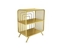 FLOZARI Printer Shelf Modern Minimalist Iron Bedside Floor Shelf Office Decoration Printer Shelf Creative Display Rack Storage Rack Printer Shelves(A,S)