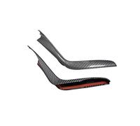 FLPLZKMNZK Car Interior for Civic 10th Gen 2016-2021 Car Interior Center Gear Shift Panel Frame Cover Trim Carbon Fiber Texture Accessories 2pcs Centre Console Panel