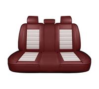 FLPLZKMNZK Car Seat Protector Car Accessories Full Set Car Seat Covers PU Leather Front&Rear Split Bench Protector Four Season Fit Most Car Seat Protectors(F Rear)