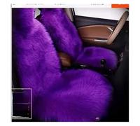 FLPLZKMNZK Car Seat Protector Car Seat Cover Artificial Plush Warm Car Seat Cover Faux Plush Black Cute Car Seat Protector Interior Decoration Seat Protectors(Purple seat cover)