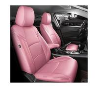 FLPLZKMNZK Car Seat Protector Car Seat Covers Leather For Mazda 3 For Axela 2019-2024 Full Covered Car Seat Cushion Protective Cover Seat Protectors(2019-2024 Pink)