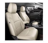 FLPLZKMNZK Car Seat Protector Car Seat Covers Leather For Mazda 3 For Axela 2019-2024 Full Covered Car Seat Cushion Protective Cover Seat Protectors(2019-2024 Beige)