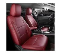 FLPLZKMNZK Car Seat Protector Car Seat Covers Leather For Mazda 3 For Axela 2019-2024 Full Covered Car Seat Cushion Protective Cover Seat Protectors(2019-2024wine red)