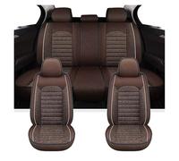 FLPLZKMNZK Car Seat Protector Car Seat Covers Suitable For Most Cars Summer Breathable Luxury Woman Man Gifts Auto Interior Seat Protectors(Full Set-Coffee)