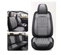 FLPLZKMNZK Car Seat Protector Leather Car Seat Covers For Genesis All Car Model Accessories Vehicle Supplies Interior Accessories Seat Protectors(Black rice color)