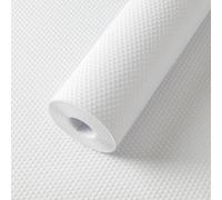 FLPMIX Shelf Liner 20 inch Wide - Waterproof Cabinets Liners, Standard Size 20 X 300Inch, Non-Adhesive, Easy to Cut Under Sink Mat for Kitchens Drawer, Pantry Shelves, White