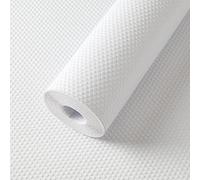 FLPMIX Shelf Liner 20 inch Wide - Waterproof Cabinets Liners, Standard Size 20 X 300Inch, Non-Adhesive, Easy to Cut Under Sink Mat for Kitchens Drawer, Pantry Shelves, White