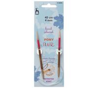 FLR CIRC 40CMX4.00MM - Knitting Pins: Circular: Fixed: Hand Coloured: Flair: 40cm x 4.00mm - Pony Groves & Thames Multi One Size