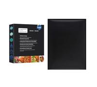 FLRBAGSTO All Black Vacuum Sealer Bags 15" x 20", 5.5 Mil Precut Vacuum Seal Bags for Food Storage, Sous Vide, and Meal Prep, Heavy Duty Commercial Grade, 50 Count