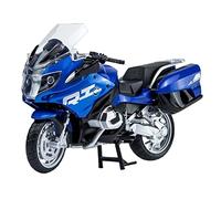 flrian Compatible with BMW R1250 RT 1:12 Motorcycle Model Alloy Die-casting Fuel Tank Traveling On The Streets Locomotive Ornaments Gift Collection(Blue)