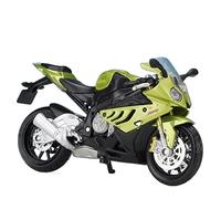 flrian Compatible with BMW S1000RR, R1200C, 1:18 Sport Bike Motorcycle Models, Operable With Shock Absorbers, Simulation Cars, Gifts, Collectibles, Decorations