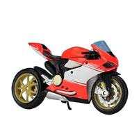flrian Compatible with Ducati MONSTER S4, 900, 1:18 Proportional Vehicles Bicycle Replica Motorcycle Model Simulation Car Sand Table Decoration(1199 Superleggra)