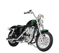 flrian Compatible With H-D, 2007 XL 1200N Nightster, 2018 Forty Eight Special, 1:18 Motorcycle Model Vehicle Miniature Sculpture Simulated Car Ornaments Gift(XL 1200V Seventy-Two green)